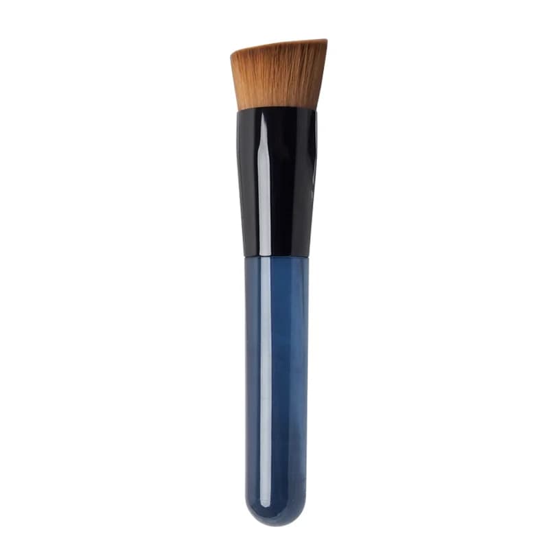 Japanese liquid foundation brush 131 angled dish BB Cream to sculpt the contour Make-up brush Acrylic handle with case