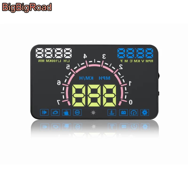 BigBigRoad Auto OBD2 Per Volkswagen Arteon Atlas Teramont Multivan Transporter T4 T5 T6 HUD Head Up Display Parabrezza Proiettore