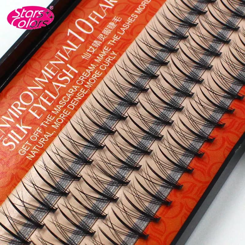 Nuovo Medio Denso Lato Falso Individuale Ciglia Premade Volume Fan Lash 0.07mm Naturale Morbida Seta Estensione Delle Ciglia Strumenti di Trucco
