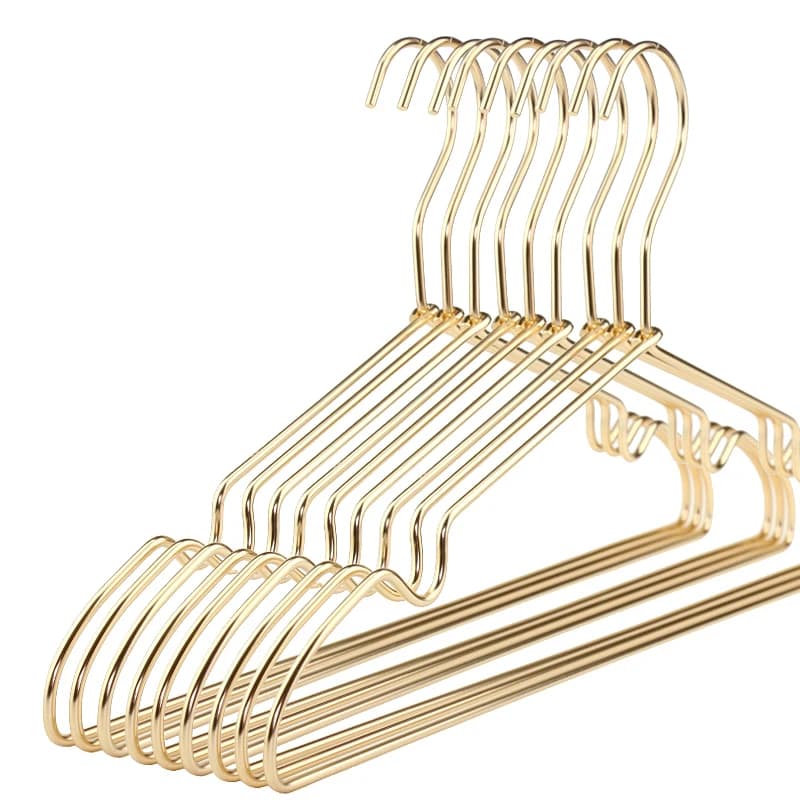 Sainwin 10 pcs/Lot Adult Aluminum Alloy Anti-slip Clothes Hanger
