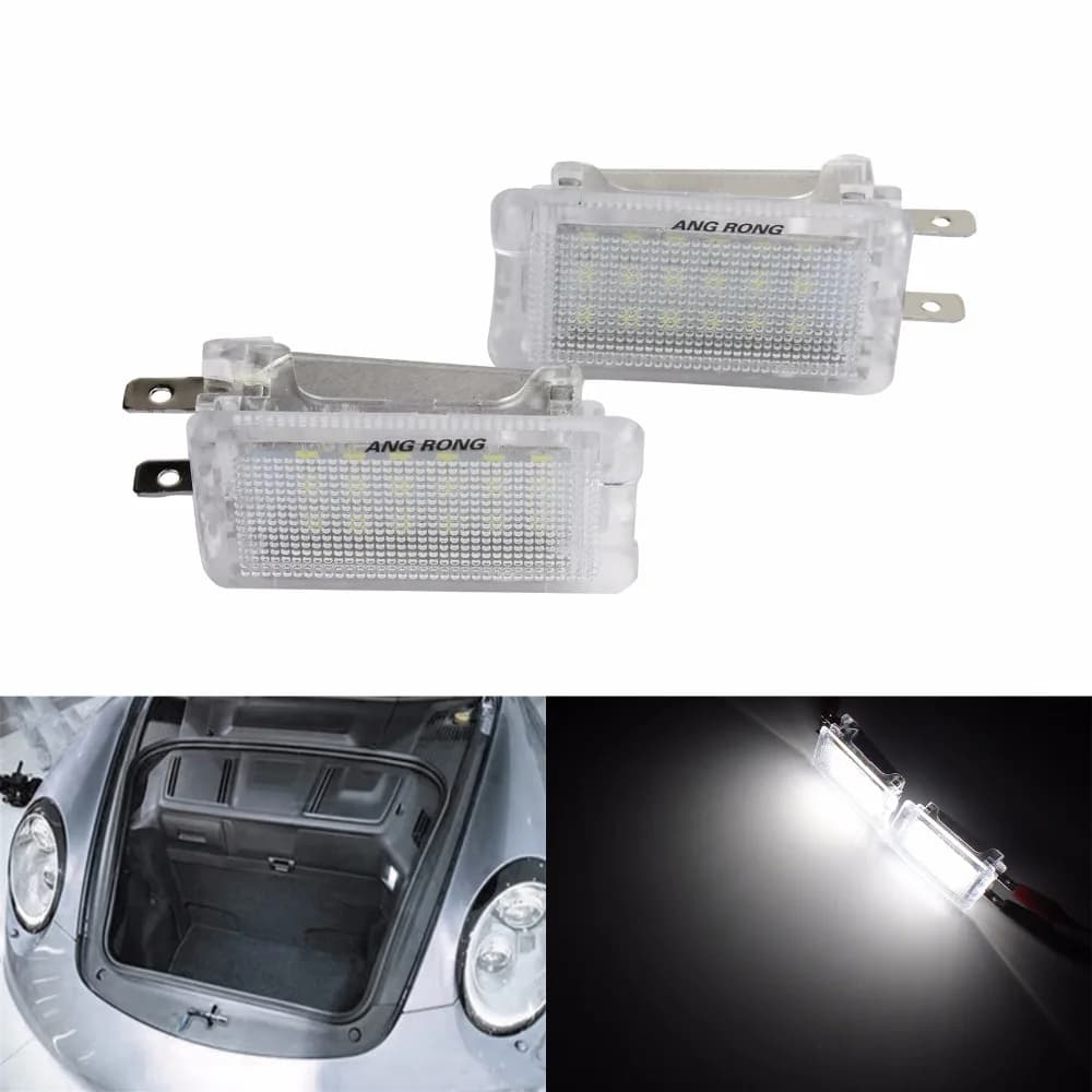 ANGRONG LED Luggage Boot Compartment Trunk Light For Porsche 911 Carrera 964 993 996 997 GT3 Boxster 986 987 Cayman