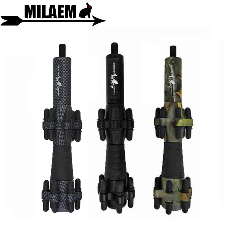 1 pc 6.5 pollici Tiro Con L'arco Arco Compound Stabilizzatore Lega di Alluminio Shock Absorber Ammortizzatore di Vibrazioni Compound Bow Damper Accessori di Ripresa