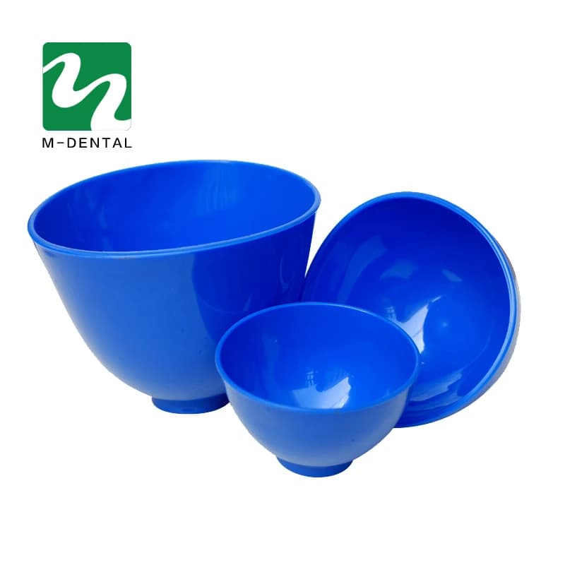 3pcs dental laboratory rubber mixing bowls for oral hygiene teeth whitening tool