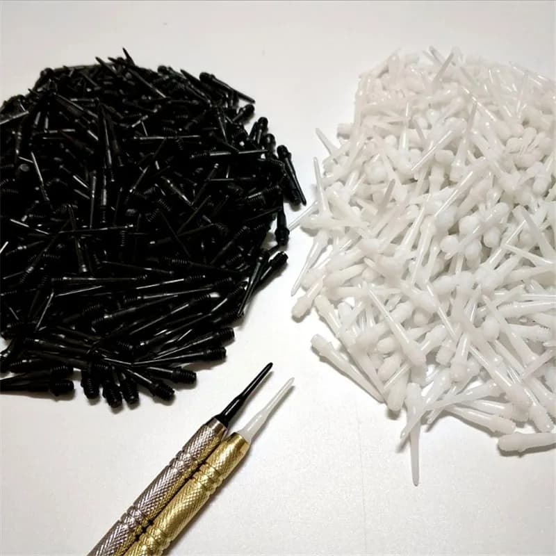 100 Pz/set di Sicurezza Morbido 27 millimetri Lungo Resistente All'usura Freccette Teste Elettronico Testa Dardo di Sicurezza In Plastica Dart Tip Freccette Testa