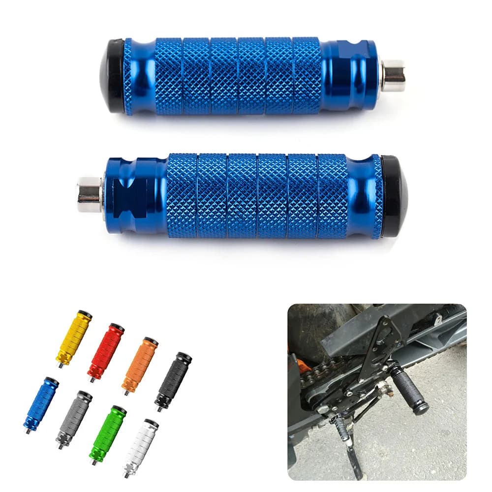 Pedane poggiapiedi in alluminio CNC M8 pedane moto pedane universali