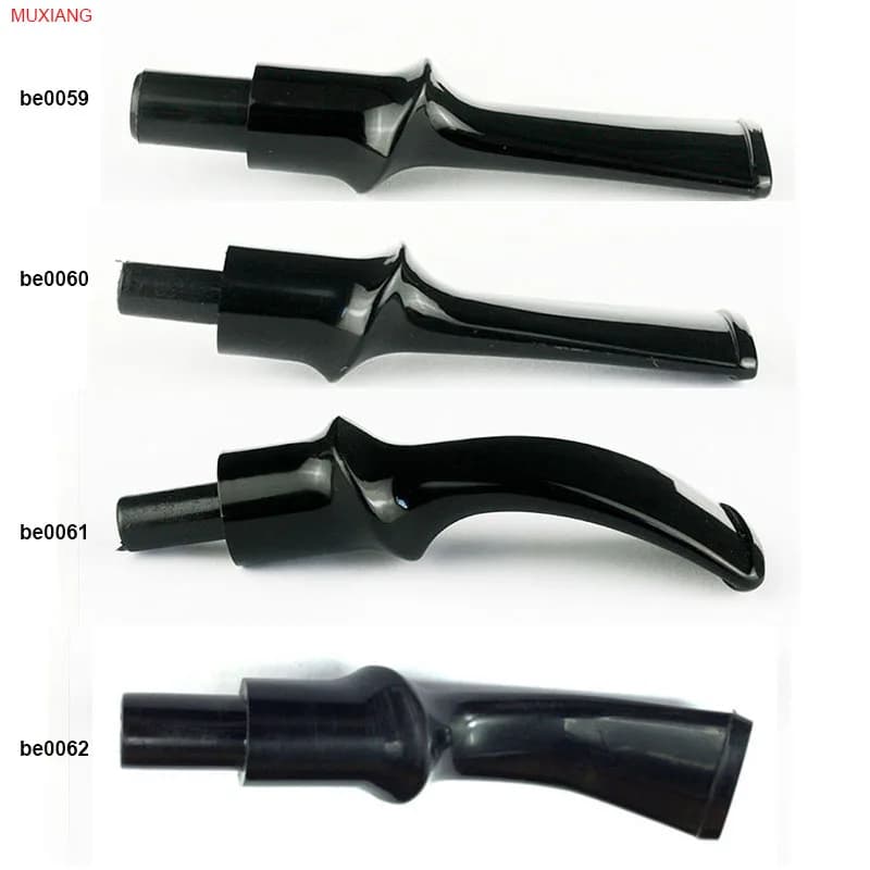 Muxiang Set of 4 Piece Sprinklers Curves and Straights, Steles for Pipa, Acrylic Snails, Accessories for Smoking