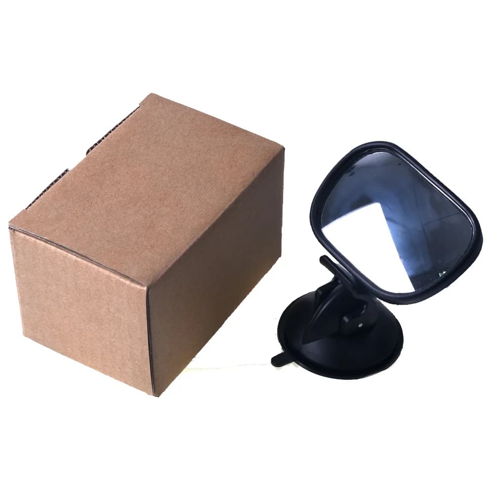Specchio per auto per bambini Vetro curvo Monitor automatico per bambini con ventosa Retrovisore Sicurezza Sedile posteriore Specchi interni Cura dei bambini