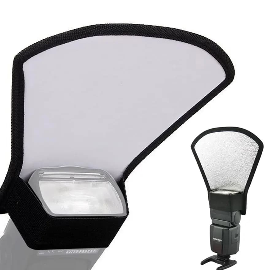 Softbox universale Flash Bounce Riflettore Diffusore Softbox Accessori per fotocamera Argento Bianco per studio fotografico Canon Nikon
