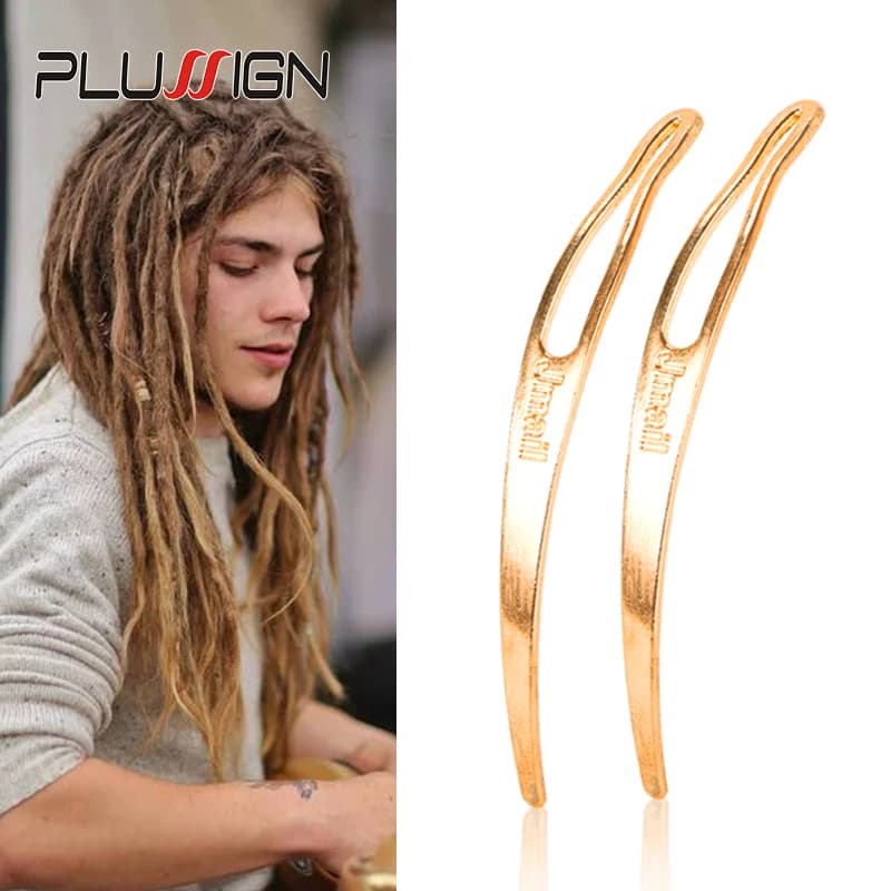 Manutenzione di Serraggio Accessori Dreadlocks Sisterlocks Crochet Microlocks Interblocco Timori Loc Strumento Argento Bionda Due Colori