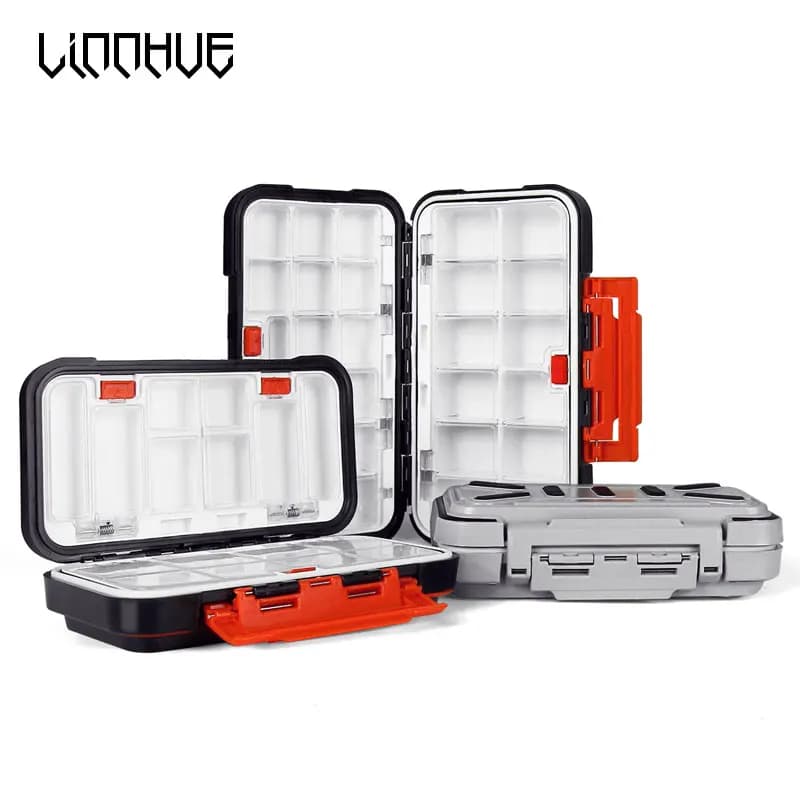 Waterproof ABS Multifunction Fishing Box Accessories for Portable Fishing Equipment Hooks Minnows Tool Spinner Lure Bait Box Storage