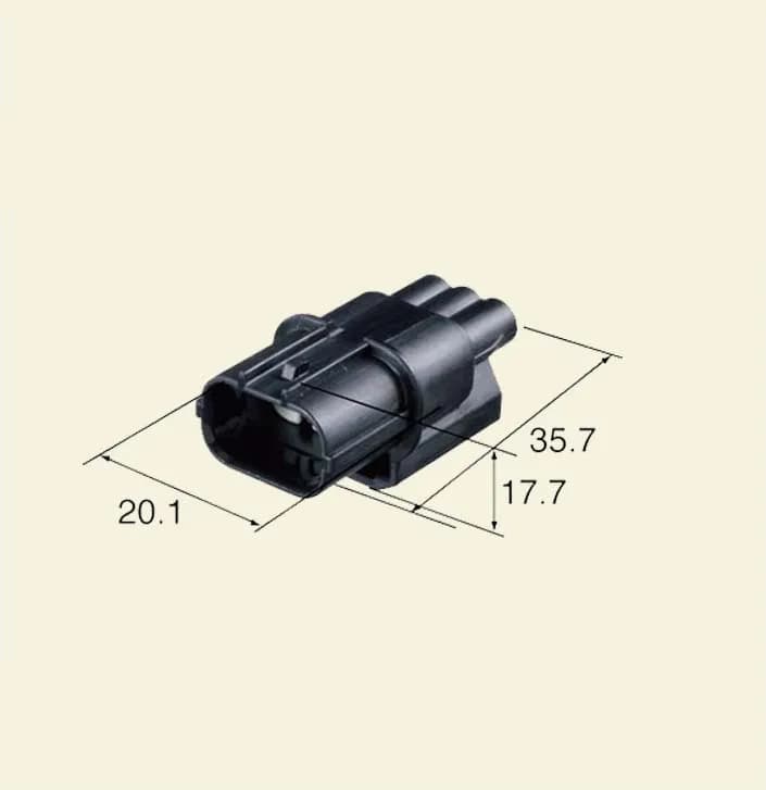 For sumitomo 3 pin HX.040 male waterproof auto connector 6188-4739