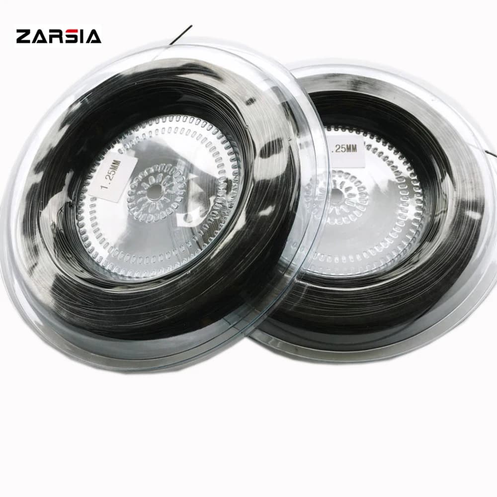 ZARSIA polyester cord for tennis racket, durable ropes, 1 reel, 1,30 mm, 1.25 mm, 4G