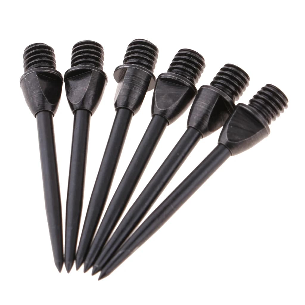 6 pezzi Harrows Freccette Punte in acciaio Conversione Punti punta freccette per filettatura standard 2BA 30mm Accessori per freccette
