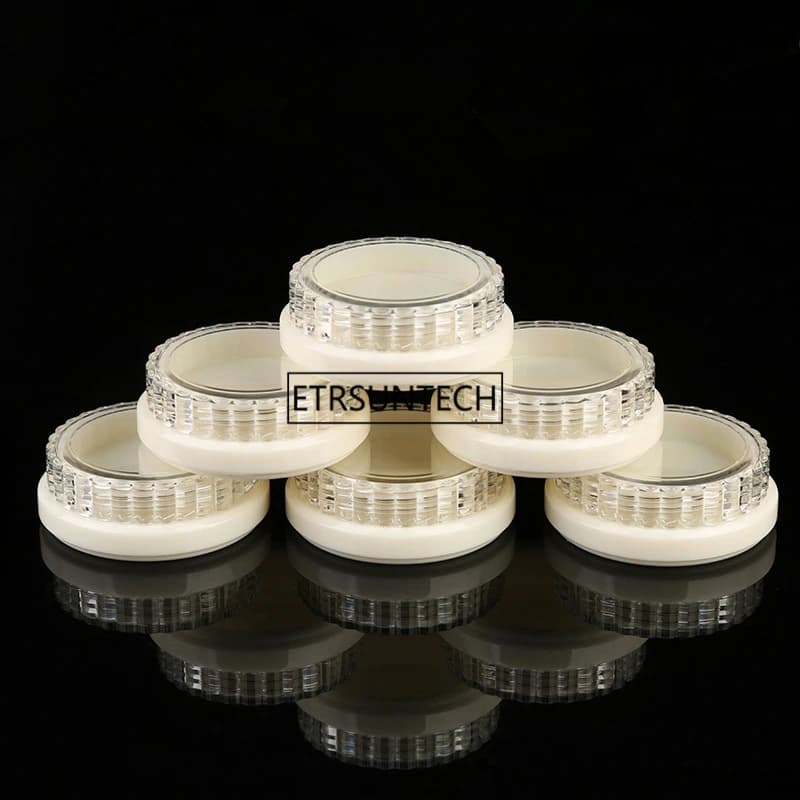 500 pcs Transparent Small Bottle 3.5g Cosmetic Vase Empty Vase Shade Balm for Lips Face Cream Sample Container F303030