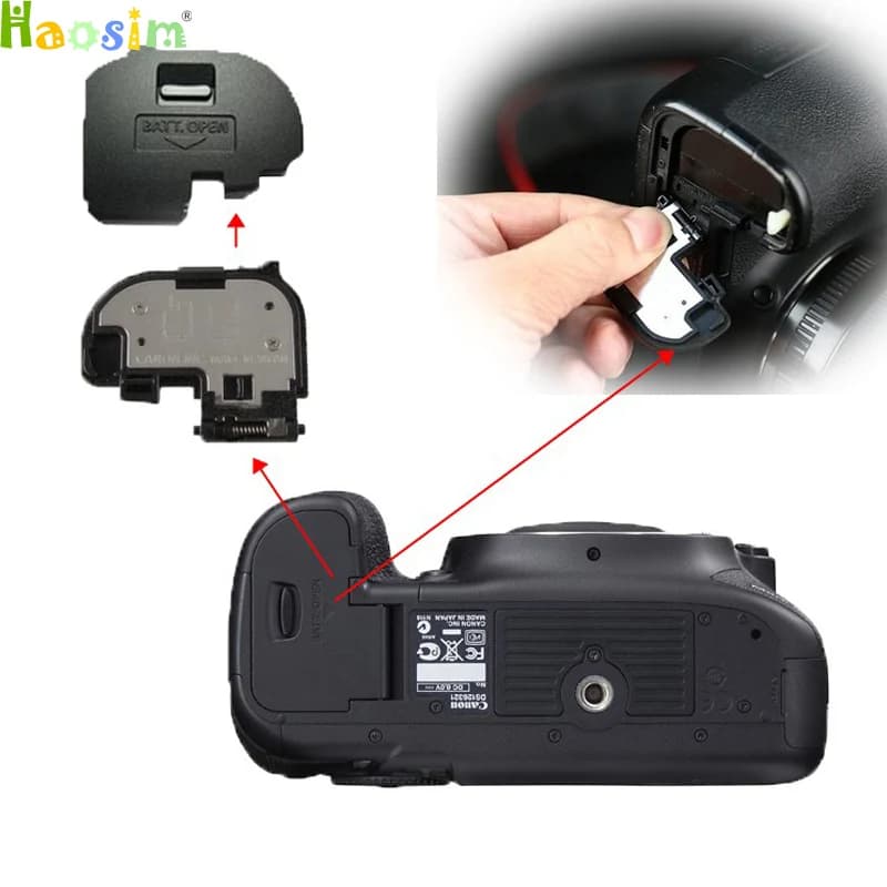 Coperchio sportello batteria per canon 5D 5DII 5DIII 5DS 6D 7D 40D 50D 60D 70D 550D 600D riparazione fotocamera