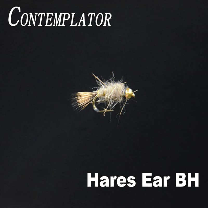 CONTEMPLATORE 4pz # 14 Perline Testa Hares Orecchio corpo ruvido lavello rapido mortale bagnato esche artificiali ninfe esca peeping caddis pesca a mosca