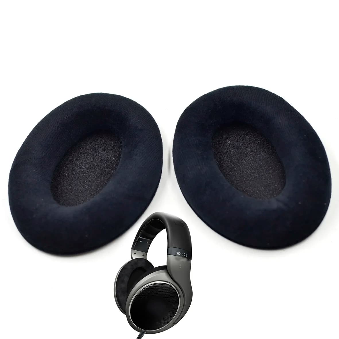 Paraorecchie sostituire il cuscino dei cuscinetti auricolari per cuffie Sennheiser HD515 HD555 HD595 HD558 HD518 HD598 HD559 HD569