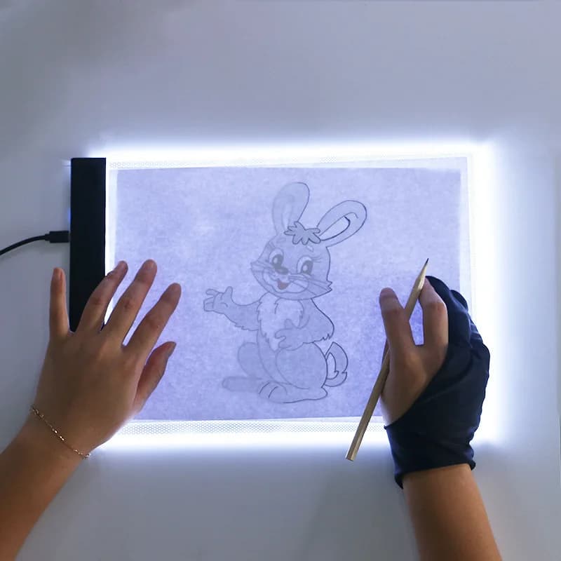 Nuovo tavolo da disegno USB digitale A4 Tappetino grafico a LED Light Box Tracing Copy Board Tappetino da tavolo per pittura per scrittura artistica elettronica