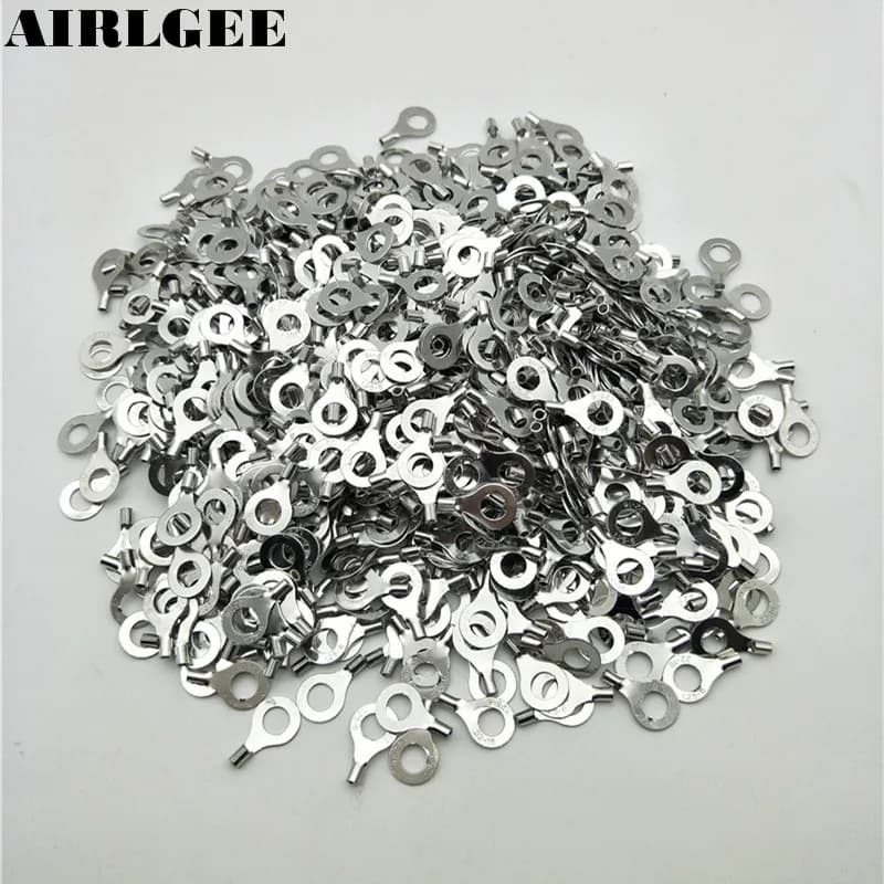 RNB1.25-6 22-16 AWG Terminali Non isolati Anello Tongue 1000 Pz Spedizione gratuita