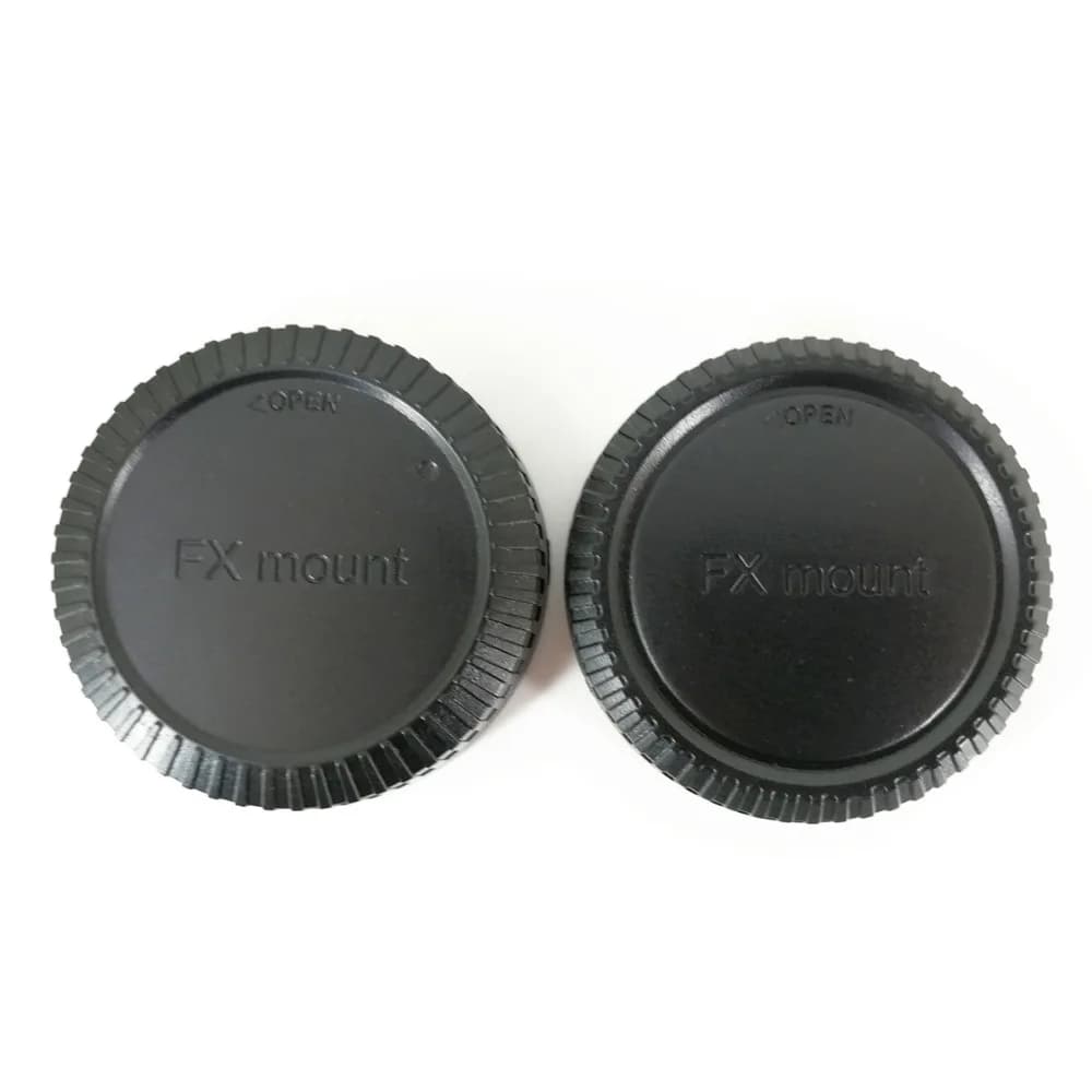 Copriobiettivo posteriore + tappo corpo anteriore fotocamera per Fujifilm XS20 XS10 XT5 XT4 XT3 XT30 XT20 XE4 XE3 XH1 XH2S XA20 XA7 XPRO3 XPRO2