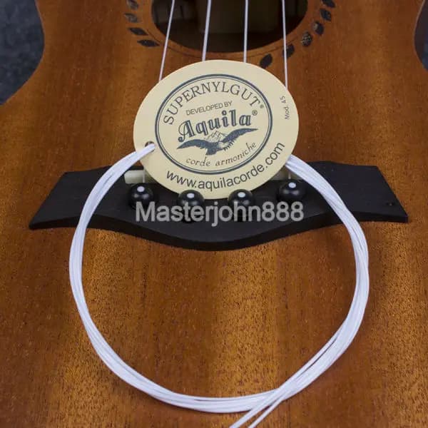 Corde per ukulele da 21" 23" 26" Corde per chitarra Hawaii in nylon bianco 1a-4a all'ingrosso