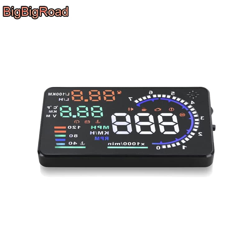 BigBigRoad Per Mitsubishi Montero Mirage Triton Pajero Sport ASX Lancer L200 Auto HUD Head Up Display Parabrezza Proiettore
