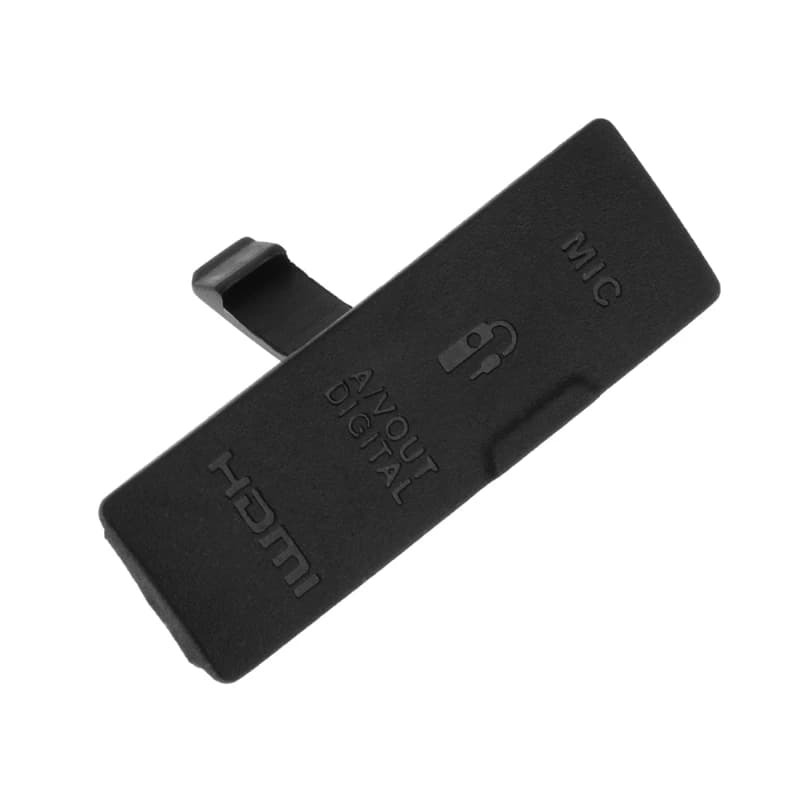 Microfono USB laterale coperchio porta Video DC compatibile HDMI sostituzione gomma per fotocamera Canon 550D