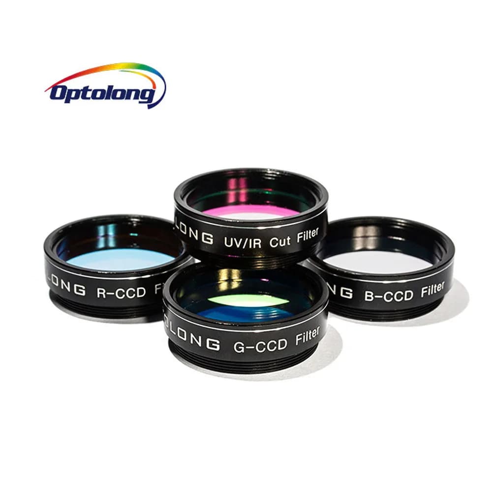 OPTOLONG-Kit oculare per telescopio per istonomia Set di filtri per immagini LRGB da 1,25 "adatto per CCD planetario Deepsky LD1009A