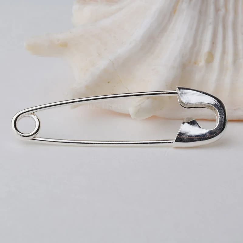 Spille da balia in argento sterling 925, spilla da balia in argento sfusa, spille da balia 925 per vestiti