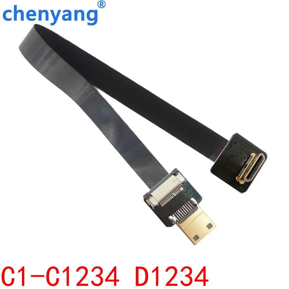 C1-C1234 D1234 FPC HDTV compatible flat tape Cable pass 20 pin for HDTV FPV Multicopter aerial photography FPV FFC