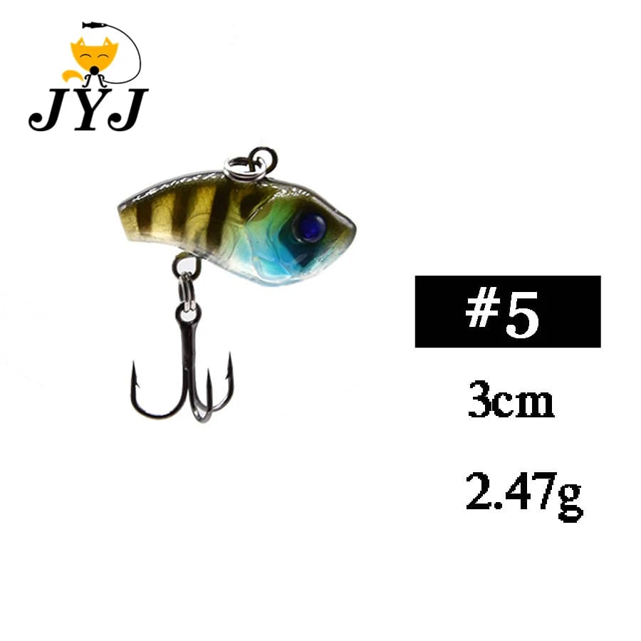 1 pezzo piccolo MINI plastica dura senza labbra sonaglio affondamento swimbait wobbler vibrazioni esche esche per richiamo di pesca