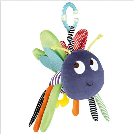 Baby Soft Bee peluche massaggiagengive passeggino colorato culla letto appeso anello campana bambino sonaglio bambola educativa brinquedos juguetes