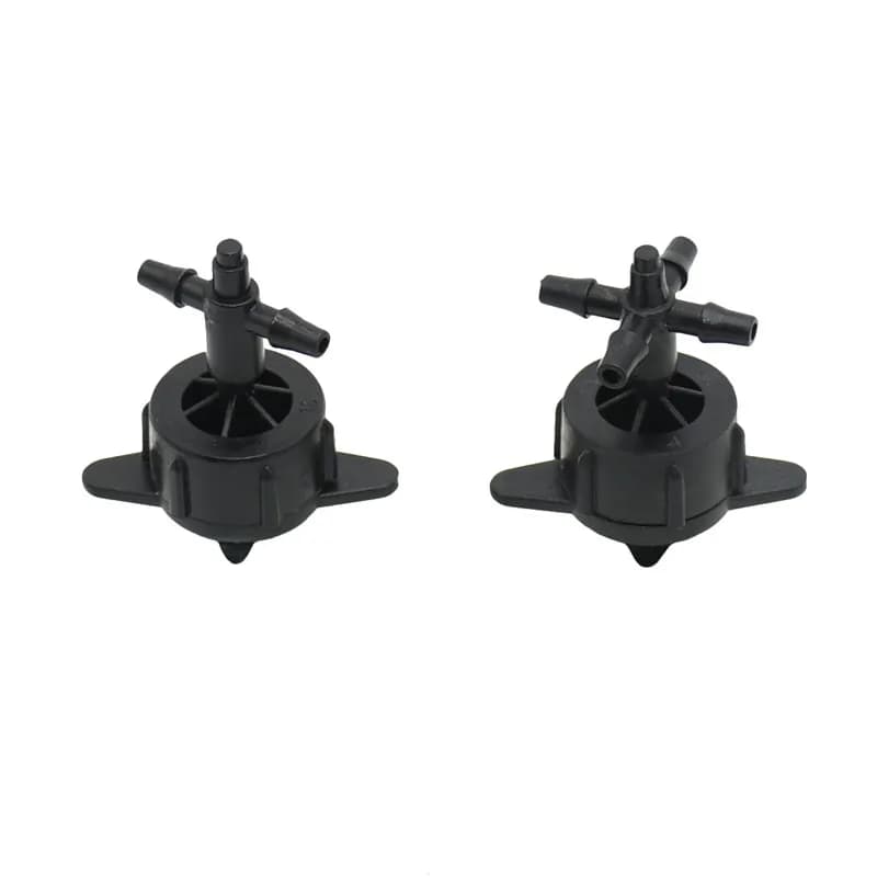 60 Pezzi Gocciolatori a Freccia Compensatori di Pressione da 2L, 4L, 8L, Splitter Acqua a 2 Vie e 4 Vie 60PCS