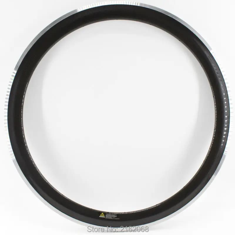1 Pz Nuovo 700C 50mm copertoncino cerchi luce della bicicletta Da Strada 3 K/UD/12 K ruote bici in fibra di carbonio con superficie del freno in lega cerchio nuovo