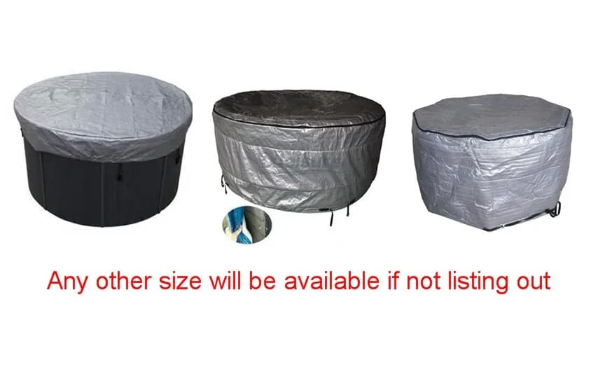 Hot tub hot tub round spa cover bag for swimming pool Hot tub spa round cover bag of any size available