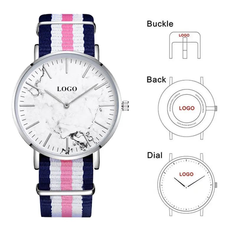 CL021 New Women's Quartz Watch with Effetto Marmo, Custom OEM Watch, Create Your Watches