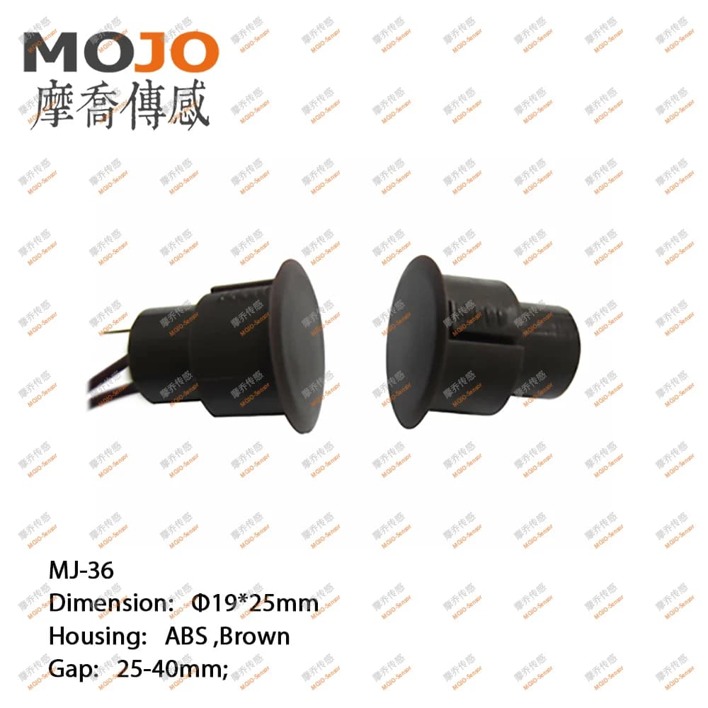 2025 MJ-36 Tipo NO Contatto magnetico ideale per allarme magnetico porta metallica