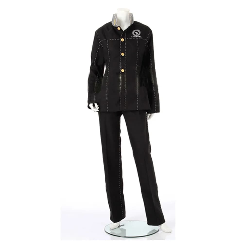 Costume di Halloween 2026 Shin Megami Tensei P4, Uniforme Scolastica da Ragazzo, Giacca e Cappotto di Yu Narukami
