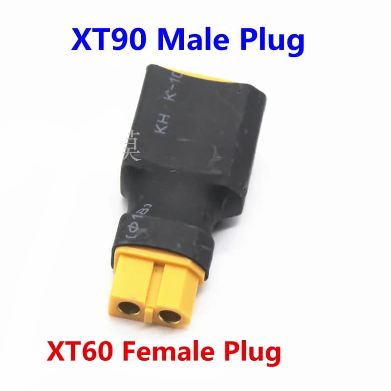 Adattatore da XT90 Maschio a XT60 Femmina - Connettore Batteria RC ad Alta Corrente 60A per Drone, ESC, Caricabatterie LiPo, Conversione di Alimentazione Multicopter