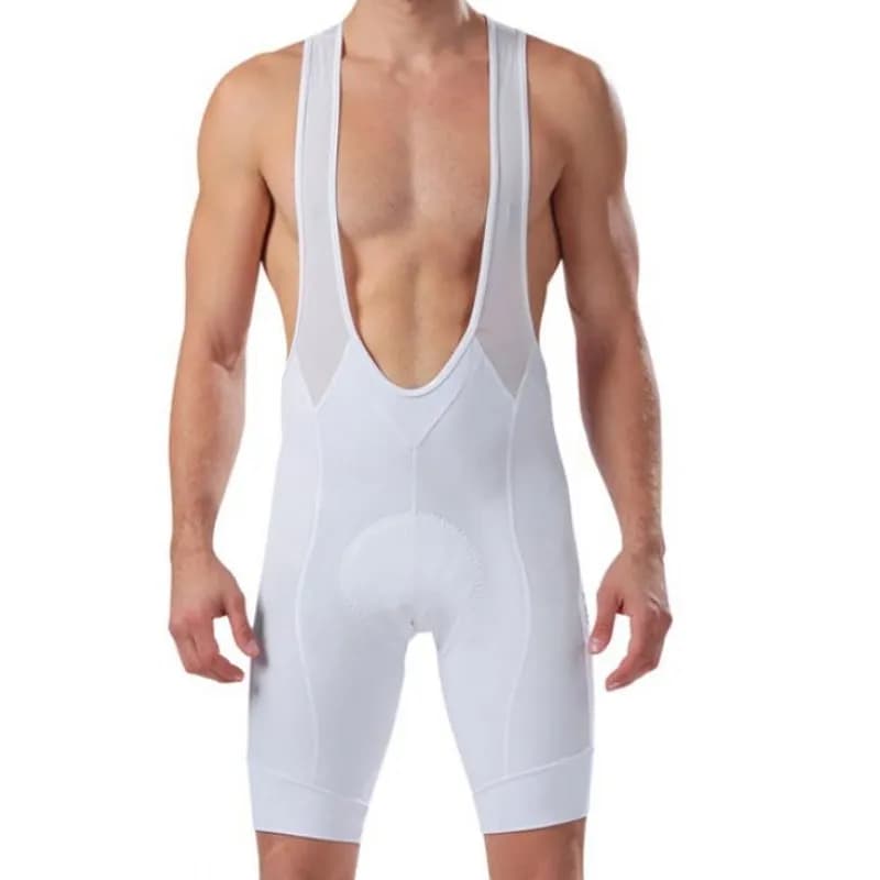 SGCIKER Solid color Black White Shorts with cycling straps Laser cut cuff MTB Bike cloth 9D GEL Pad Ropa Cycling Italy Elastic background