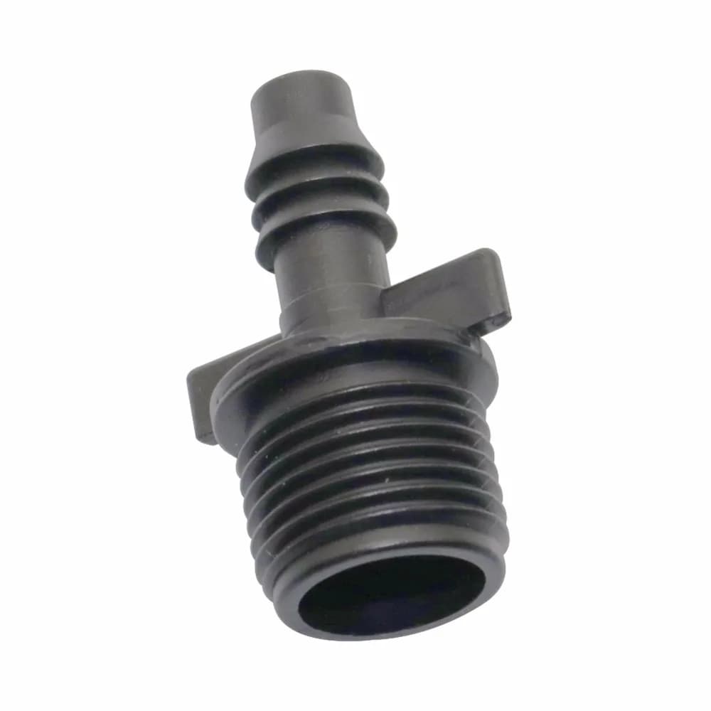 10 pz 1/2 pollici maschio adattatore tubo dell'acqua connettore Micro giardino irrigazione tubo connettori 8 mm tubo