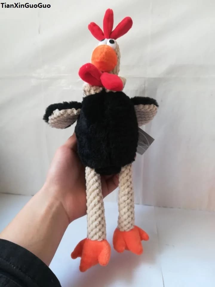 circa 30 cm pulcino nero peluche bambola morbida regalo di compleanno w1595