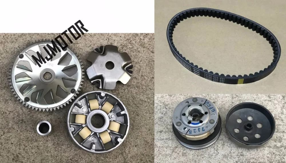 Oggi 50cc variatore Set con rulli/frizione/cinghia di trasmissione per Honda moto Scooter cinese SDH50QT DIO pezzi di ricambio