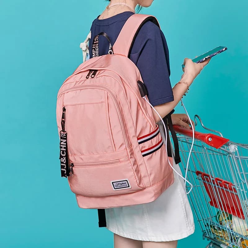 Di modo di College School Zaini per Adolescente Della Ragazza E Ragazzi Zaino Moclilas Sacchetto di Spalla Zaini Mochila Escolar