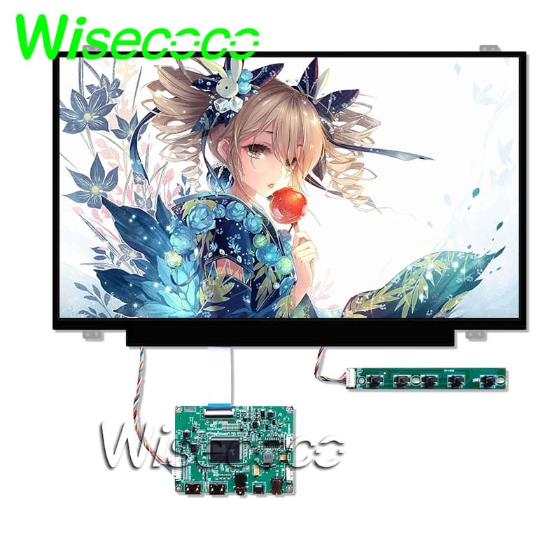 Wisecoco 14 inches 1920x1080 TFT LCD Tablet PC secondary screen for Raspberry Pi Kiosk DIY project Edp 30pin controller board