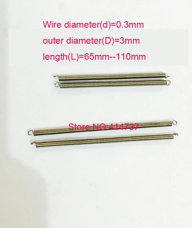 0.3*3*65mm-110mm 0.3 filo di acciaio Al Carbonio estensione sorgenti Cucitrice tensione della molla tensione della molla pneumatica cucitrice dedicato acce