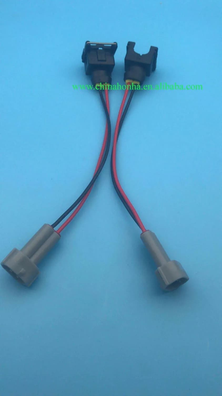 EV1 Female Fuel Injector Connector 750cc 1000cc 650cc ev6 ev14 rb26dett gtst rb26 rb25 7mgte 2jzgte 1jzgte 2jz 1jz wire harness