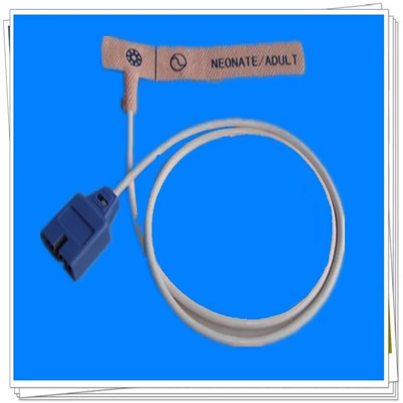 10 pcs/Lot Free Shipping Use And Drop Nellcor DB7 Pin For Adults/Neonate Spo2 Sensor/Slow Pulse Oxygen Sensor PVC 0.9 m