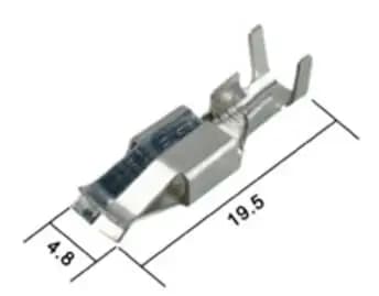 500/1000 pz/lotto Femmina Terminali A Crimpare (pin) Terminale Elettrico Automatico Per Cablaggio DJ6219-E6.3D