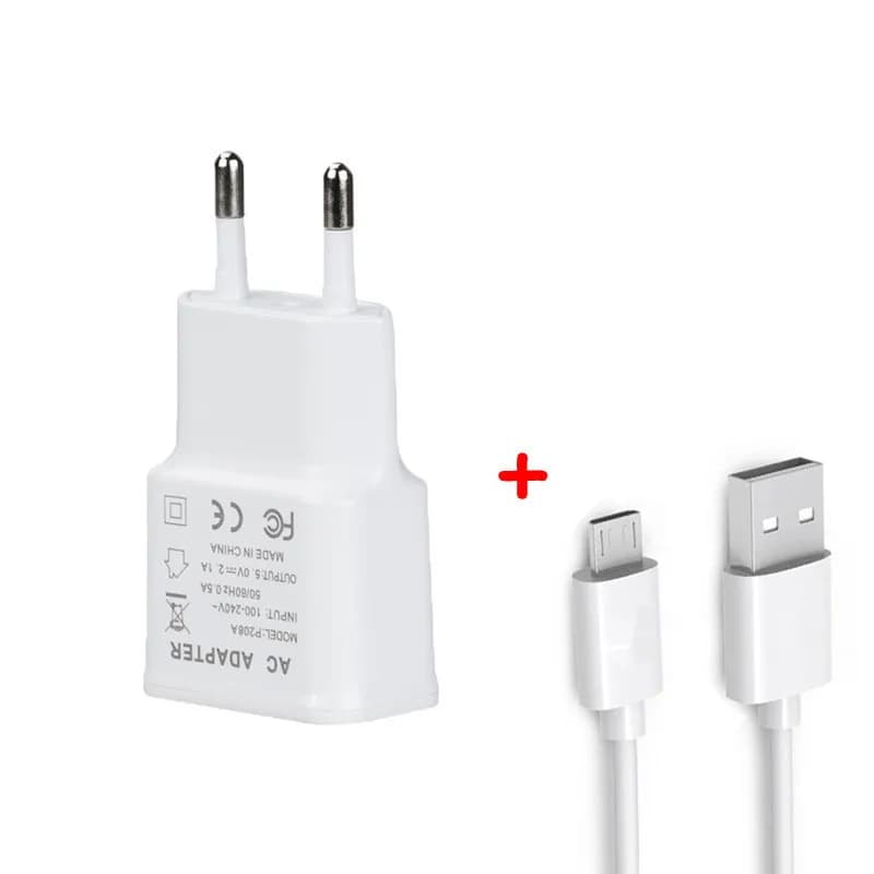 Adattatore per caricabatterie da parete Micro USB da viaggio per Philips Xenium W732 W832 W737 W8510 W6610 W6618 V8526 I908 V387 V526 cavo Micro USB